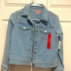 BCBG GIRL DEMIN JACKET Size 10/12 NWT